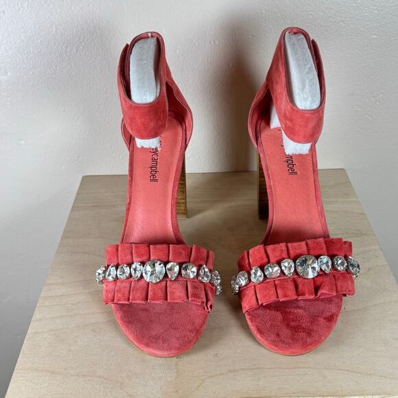 NWOB Jeffery Campbell Ruffled Purdy Heels Anthropologie Wedding Formal Size 8 - Picture 2 of 8